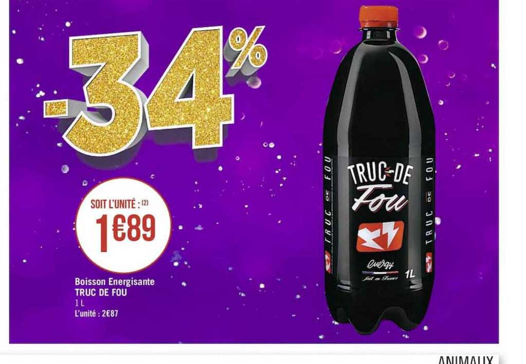 boisson énergisante truc de fou
