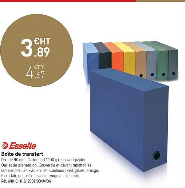 boîte de transfert esselte