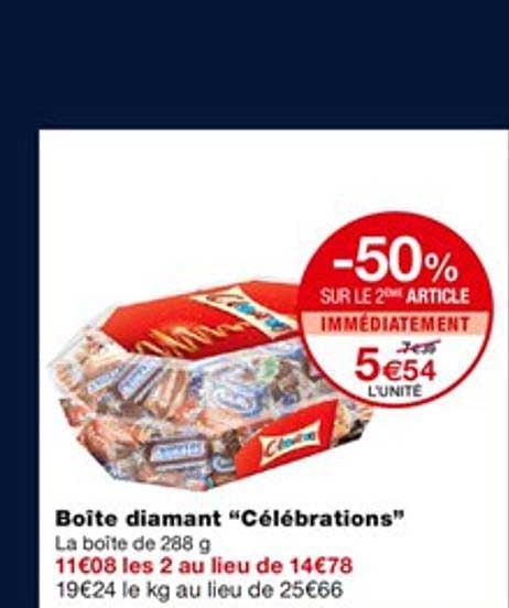 Boîte Diamant "célébrations"