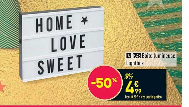 Boîte Lumineuse Lightbox