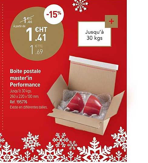 boîte postale master'in performance