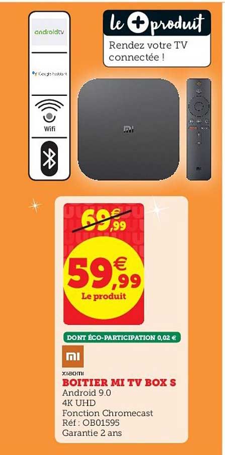 boîtier xiaomi  tv box s