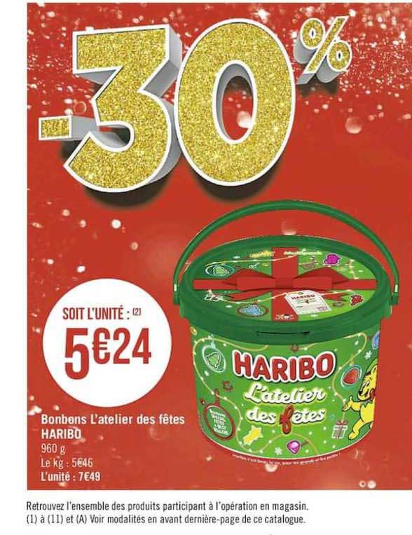 bonbons l'atelier des fêtes haribo