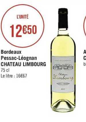 bordeaux pessac léognan château limbourg
