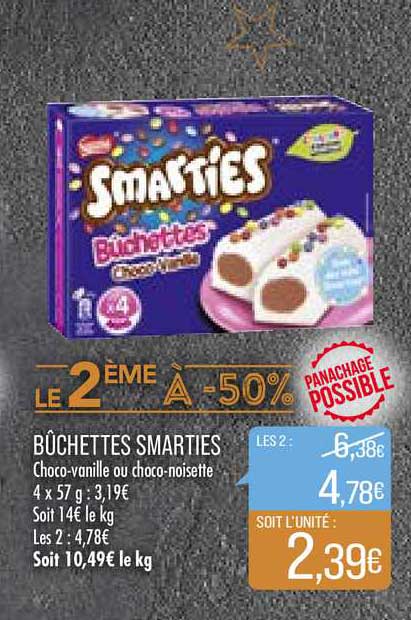 Bûchettes Smarties