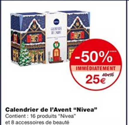 calendrier de l'avent "nivea"
