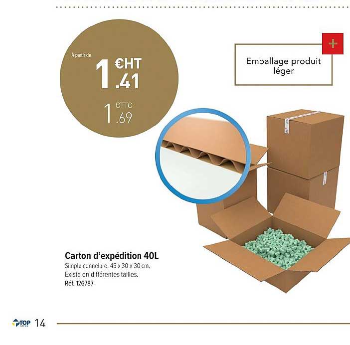 carton d'expédition 40l
