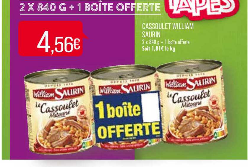 Cassoulet William Saurin