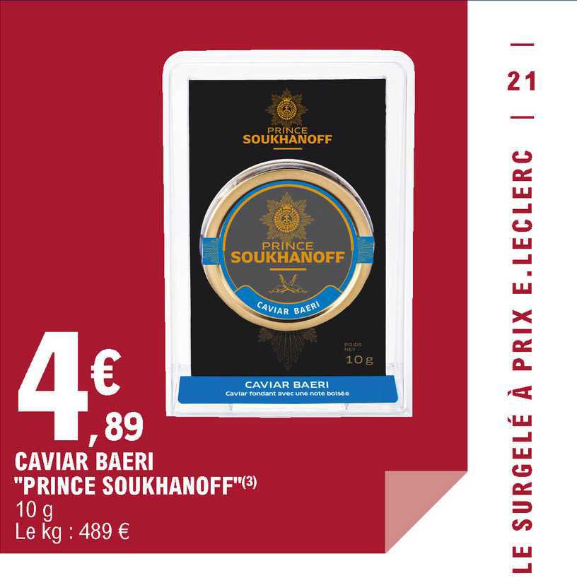 caviar baeri "prince soukhanoff"