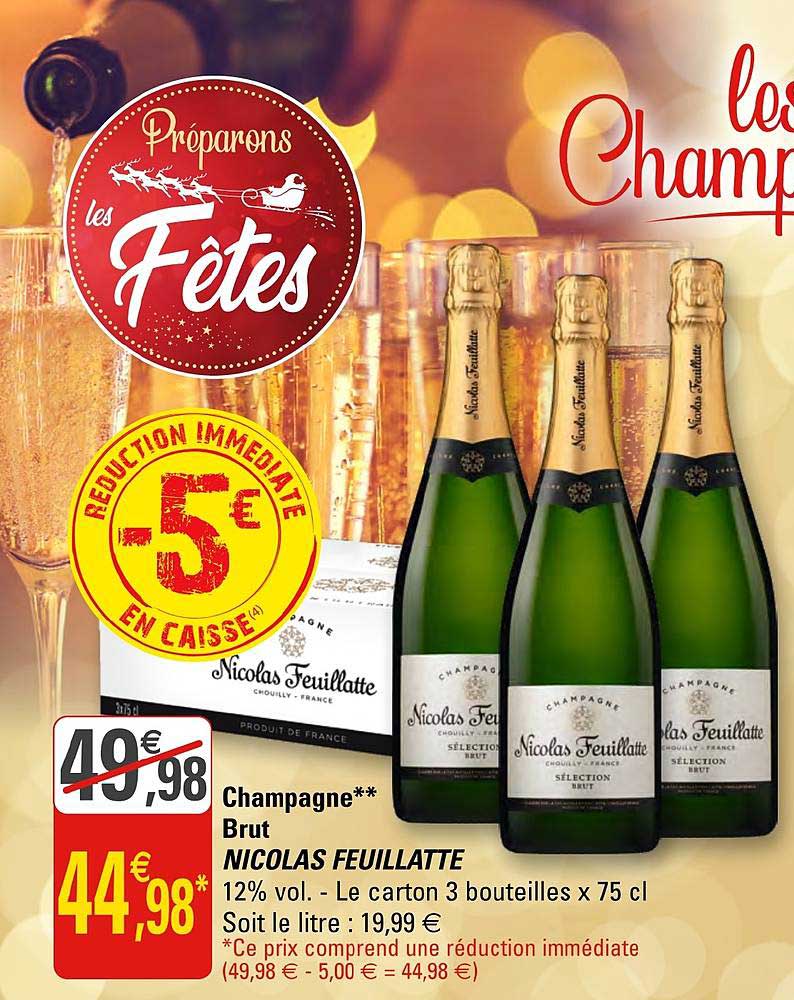 champagne brut nicolas feuillatte