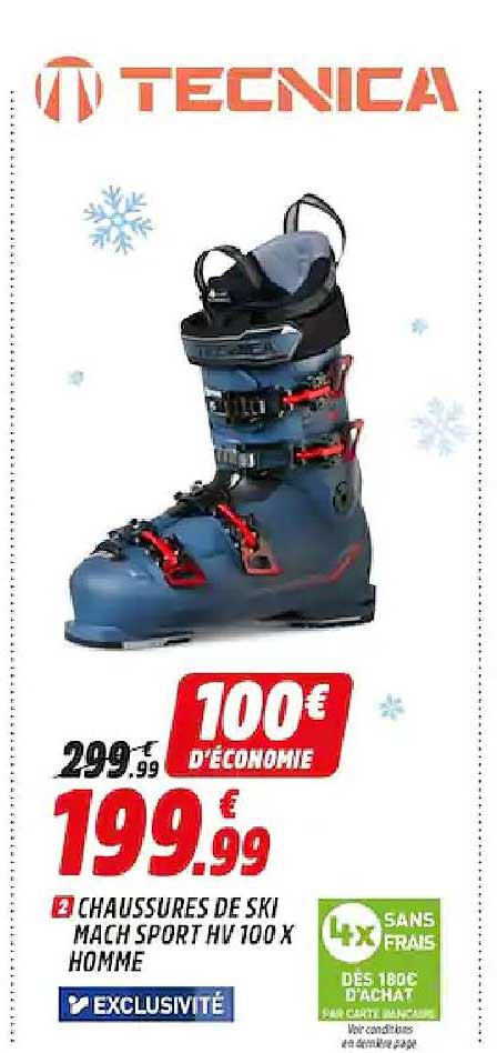 chaussures de ski mach sport hv 100 x homme tecnica