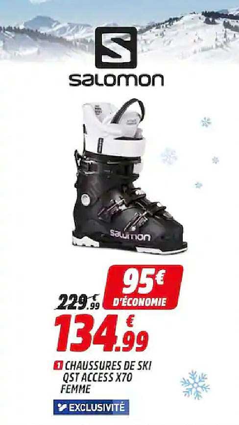 chaussures de ski qst access x70 femme salomon
