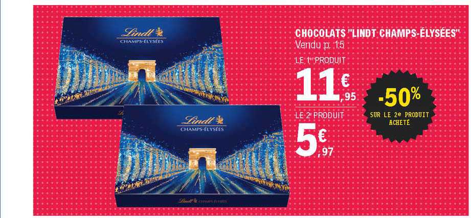 chocolats "lindt champ élysées"