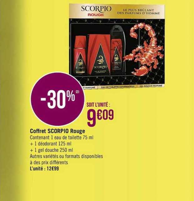 Coffret Scorpio Rouge