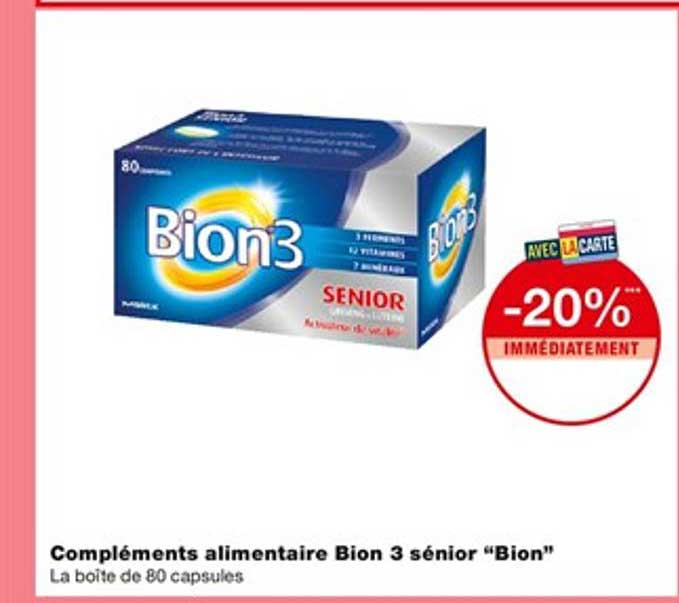 compléments alimentaire bion 3 sénior "bion"