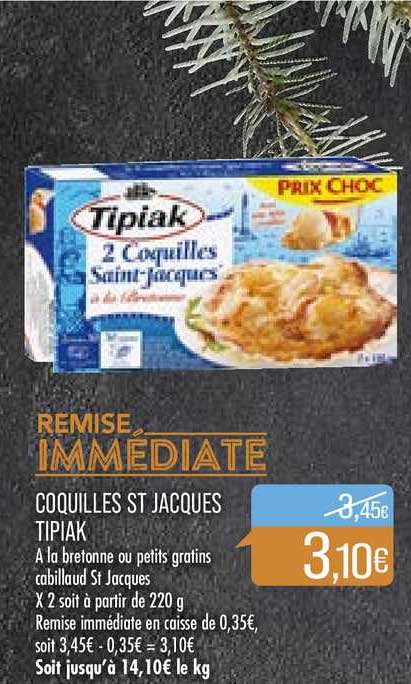 coquilles st jacques tipiak