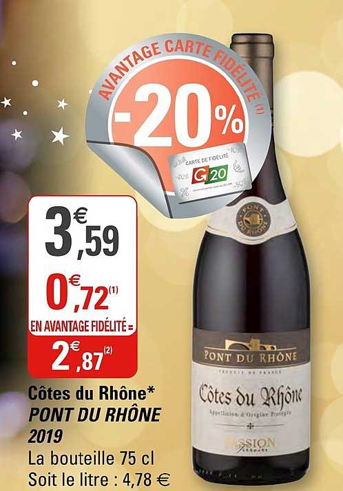 Côte Du Rhône Pont Du Rhône 2019