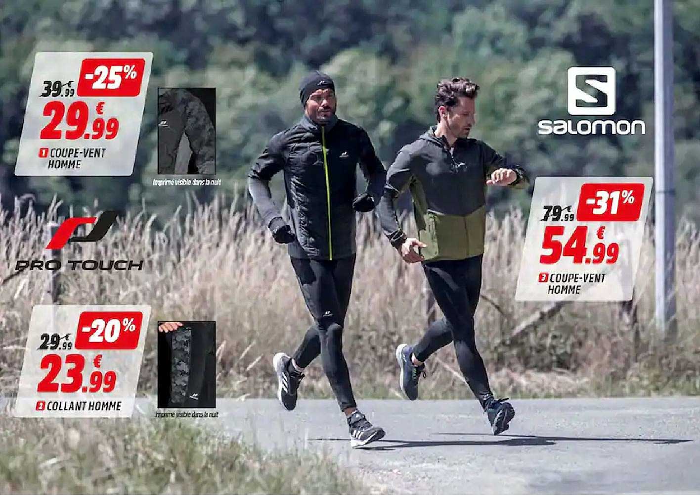 coupe-vent homme, collant homme salomon
