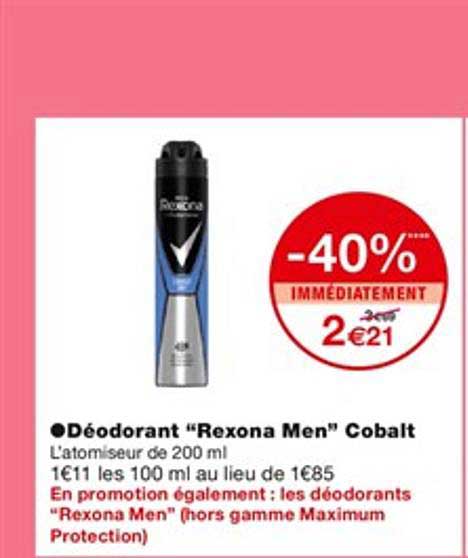 déodorant "rexona men" cobalt