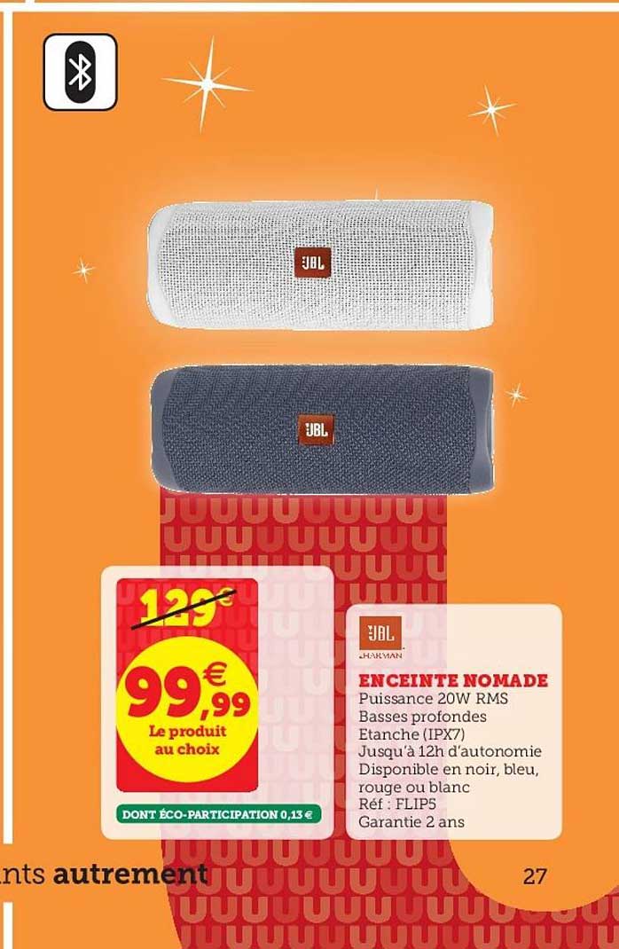 Enceinte Nomade Jbl