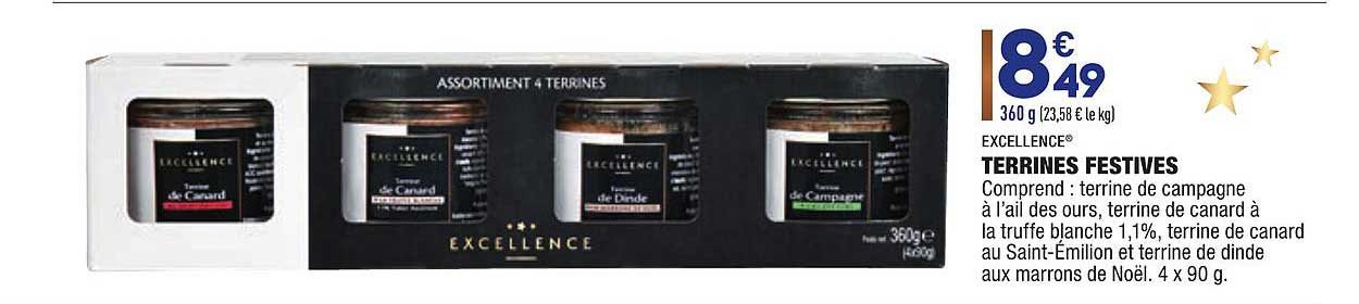 excellence terrines festives