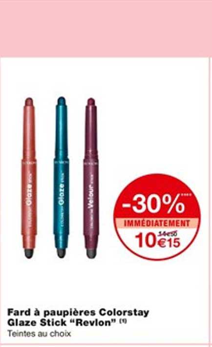fard à paupières colorstay glaze stick "revlon"