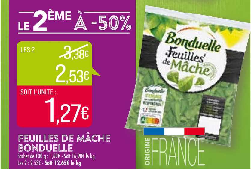 Feuilles De Mâche Bonduelle