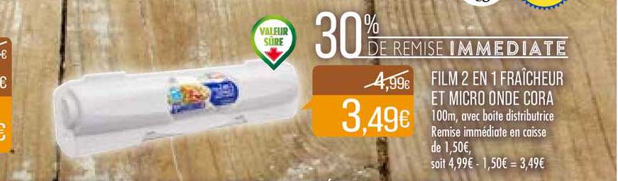 Film 2 En 1 Fraîcheur Et Micro Onde Cora