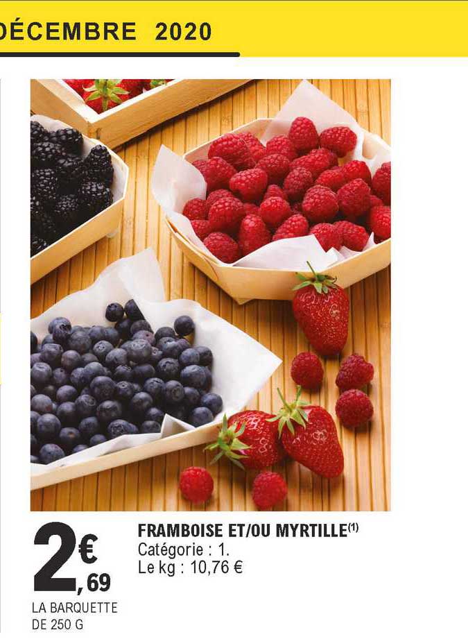 framboise et-ou myrtille