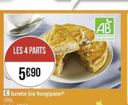 galette bio frangipane