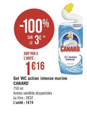 Gel Wc Action Intense Marine Canard