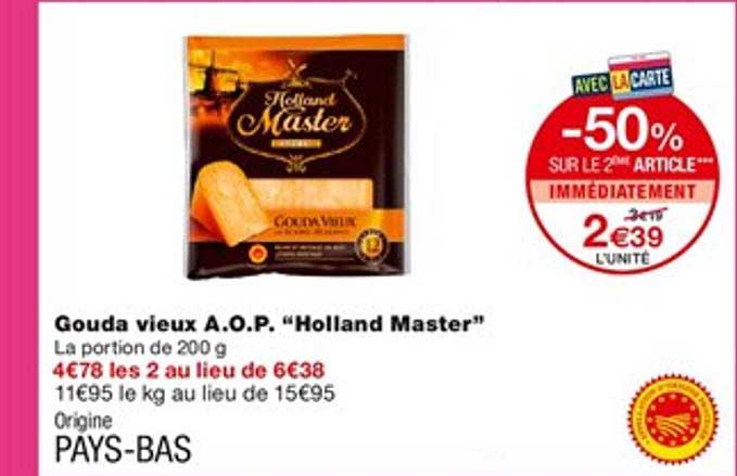 gouda vieux aop "holland master"