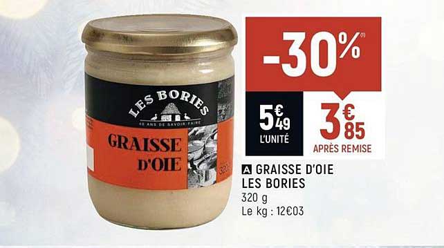 graisse d'oie les bories