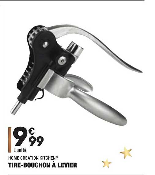 Home Creation Kitchen Tire Bouchon à Levier
