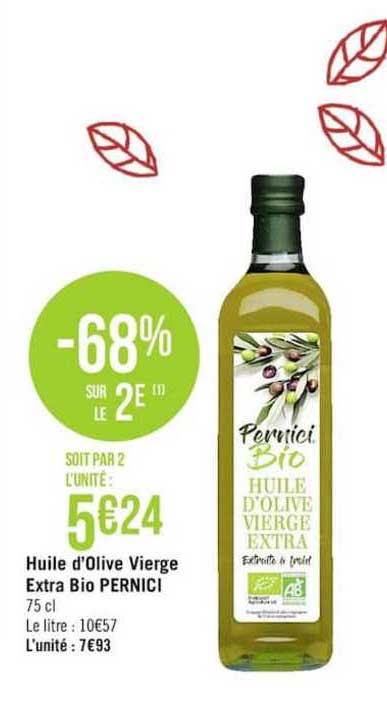 huile d'olive vierge extra bio pernici