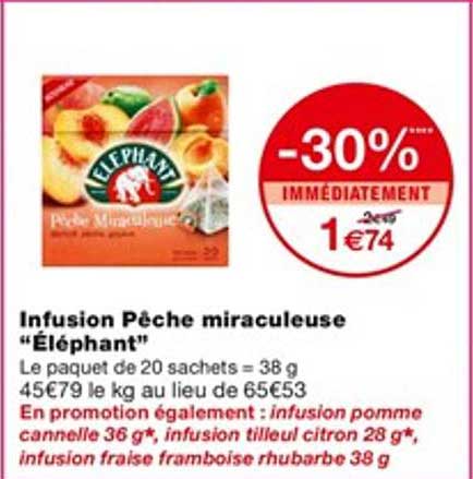 infusion pêche miraculeuse "éléphant"