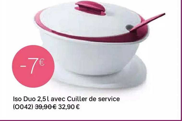 iso duo 2,5l avec cuiller de service