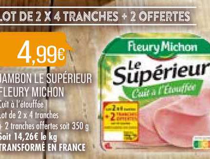 jambon le supérieur fleury michon