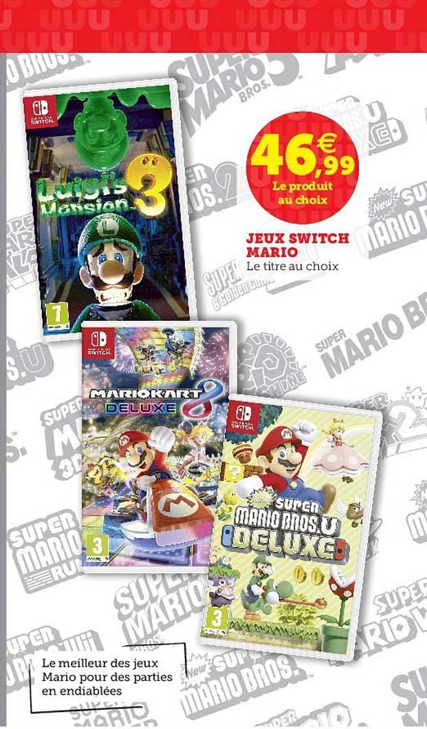 Jeux Switch Mario