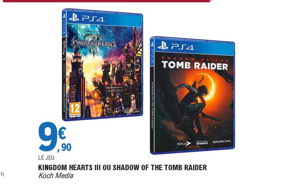 kingdom hearts iii ou shadow of the tomb raider