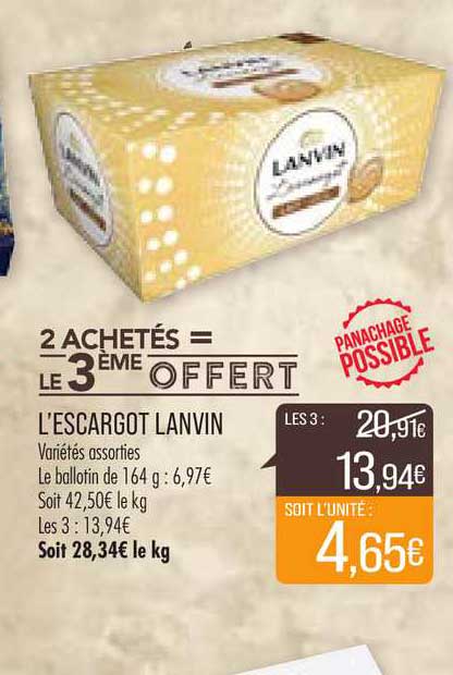 l'escargot lanvin