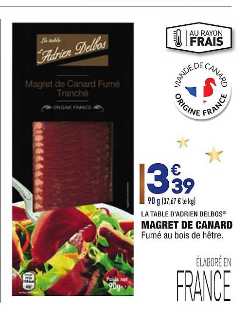 La Table D'adrien Delbos Magret De Canard