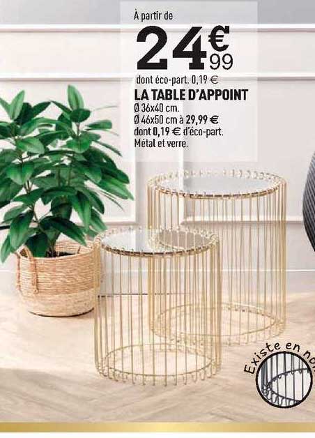 La Table D'appoint