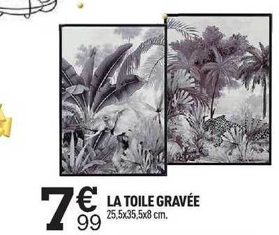 la toile gravée