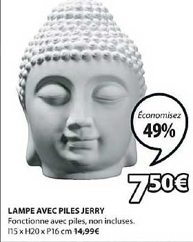 lampe avec piles jerry