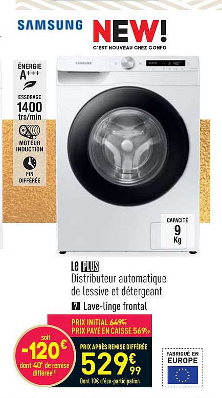 lave-linge frontal samsung