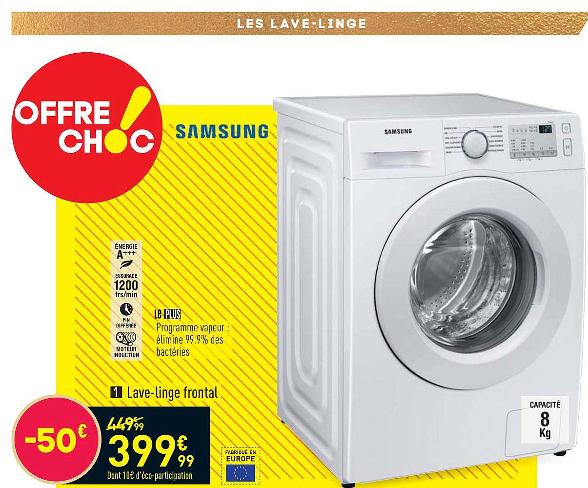 lave-linge frontal samsung