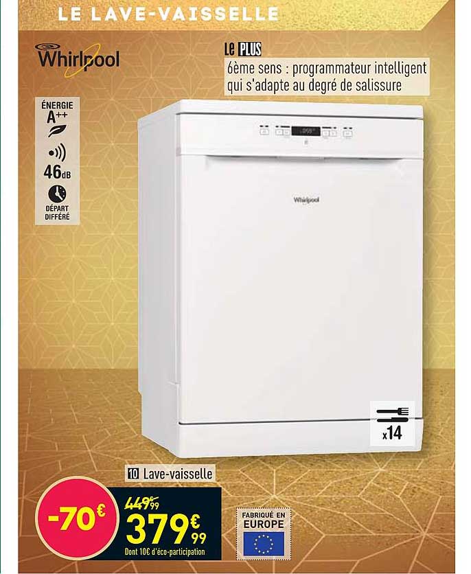 lave-vaisselle whirlpool