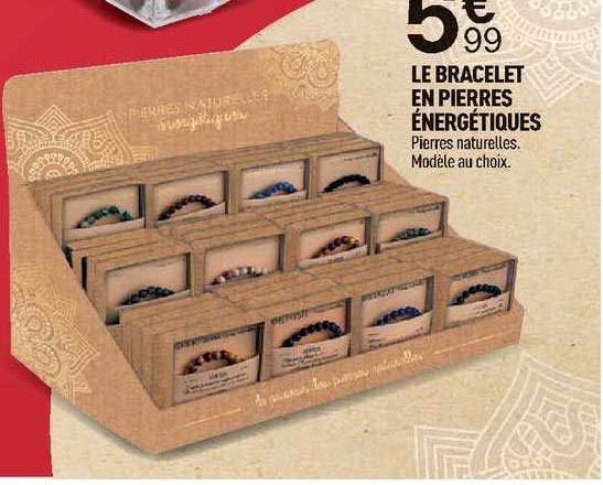 le bracelet en pierres énergétiques