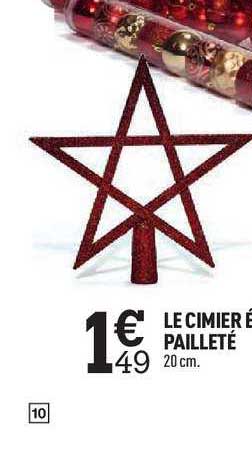 le cimier étoile pailleté